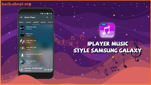 Music Player for Samsung S9 Style: Mp3 Player screenshot