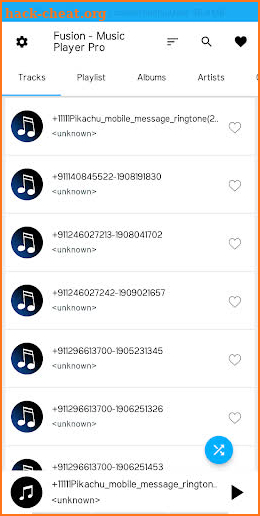 Music Player Fusion Pro (NO Ads) Player screenshot