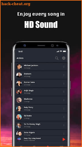 Music Player - MP3 Player, Audio Player Free Music screenshot