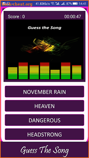 Music trivia quiz - Guess the songs screenshot