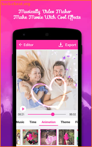 Musically Video Music Editor - Effects screenshot