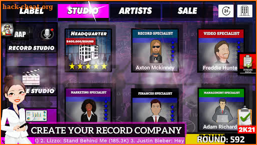 MusicLabeLManagerExtra 2K21 screenshot