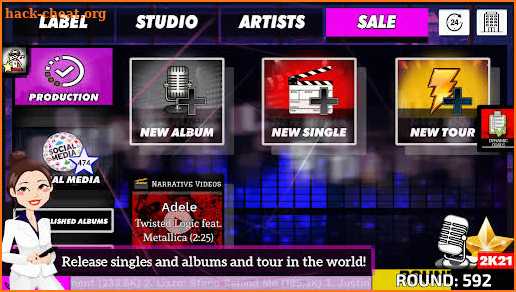 MusicLabeLManagerExtra 2K21 screenshot