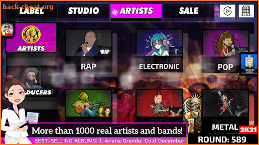 MusicLabeLManagerExtra 2K21 screenshot