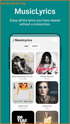 MusicLyrics screenshot