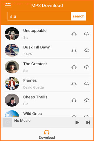 MusicPleer screenshot