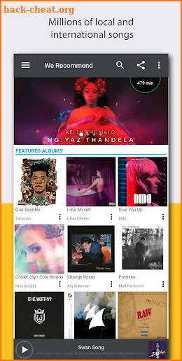 MusicTime! Music streaming app available on MTN screenshot