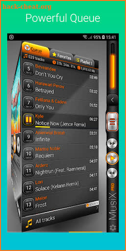 MusiX Player PRO (Trial) screenshot