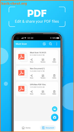 Must Scan-Camera PDF Scanner screenshot