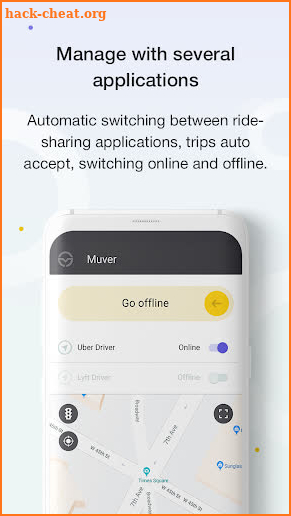 Muver - work with several ridesharing apps in one screenshot