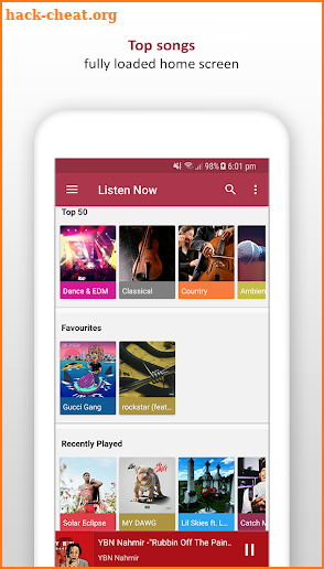 Muzi Pro - Mp3 Songs screenshot