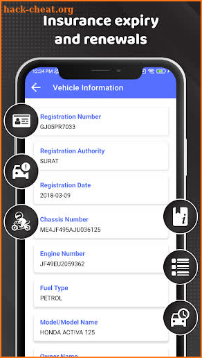 MVehicle - RTO Information screenshot