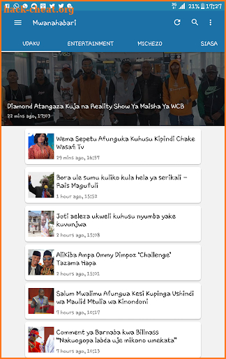 MwanaHabari App screenshot