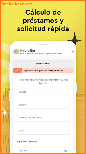 MXCredito - préstamo de día de pago en línea screenshot