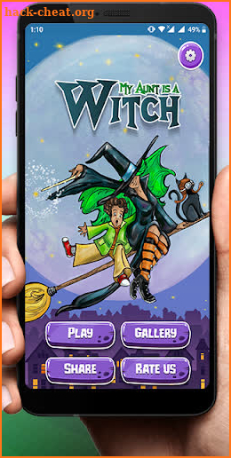 My Aunt Is A Witch Coloring Book Game screenshot