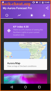 My Aurora Forecast - Aurora Alerts Northern Lights screenshot