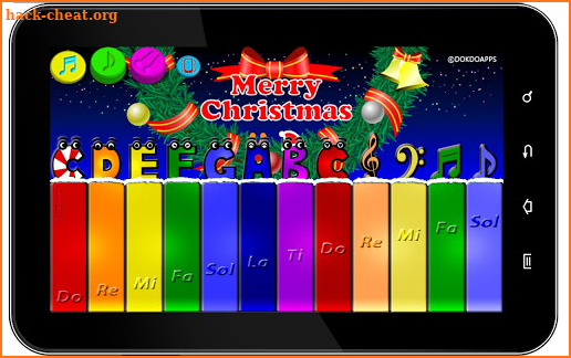 My baby Xmas piano screenshot