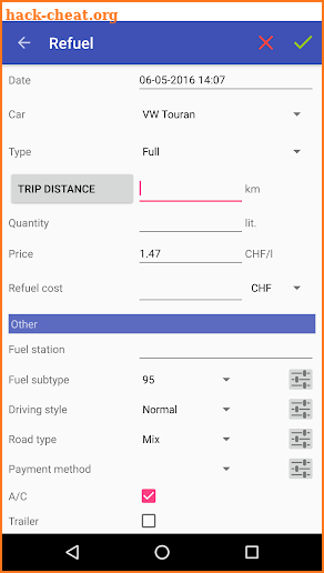 My Cars (Fuel logger++) screenshot