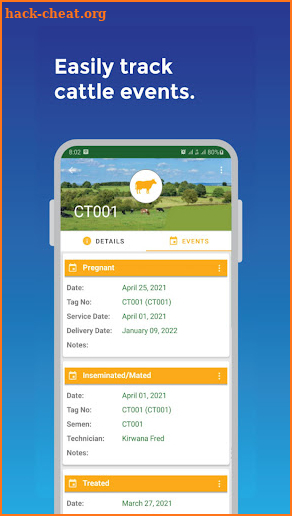 My Cattle Manager - Farm app screenshot