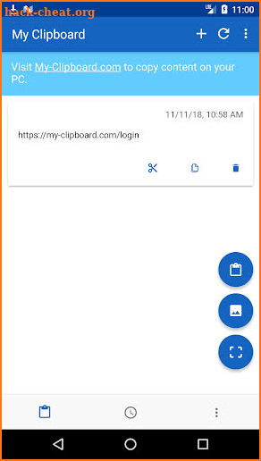My Clipboard screenshot