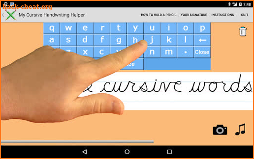 My Cursive Handwriting Helper screenshot