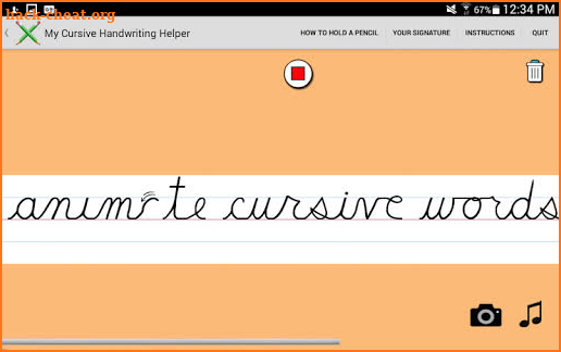 My Cursive Handwriting Helper screenshot