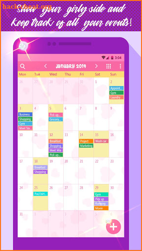 My Cute Calendar App & Planner screenshot