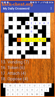 My Daily Crossword screenshot