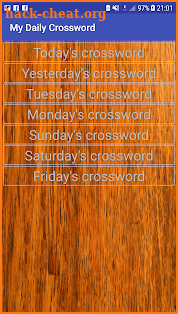 My Daily Crossword screenshot