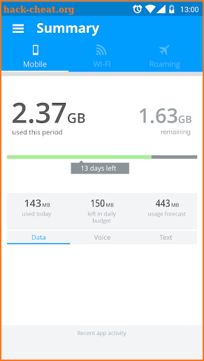 My Data Manager - Data Usage screenshot