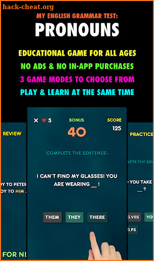 My English Grammar Test: Pronouns PRO screenshot