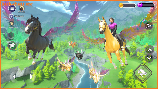 My Flying Unicorn Horse Game screenshot