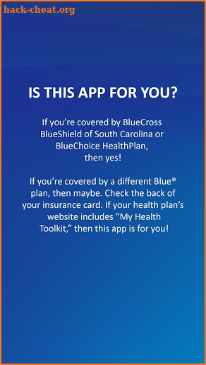 My Health Toolkit® for BCBS screenshot