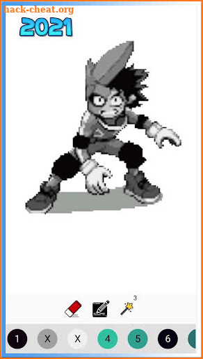 My Hero Academia Coloring by number PixelArt screenshot