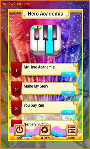 My Hero Academia Piano Tiles Magic screenshot