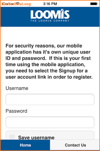 My Loomis Mobile screenshot