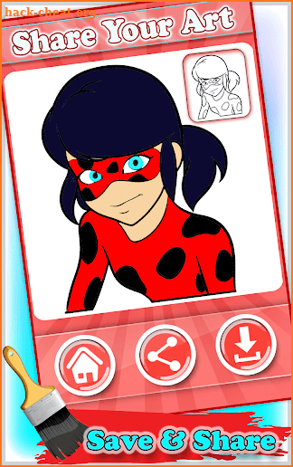 My Miraculous Ladybug & Cat Noir Coloring Book screenshot