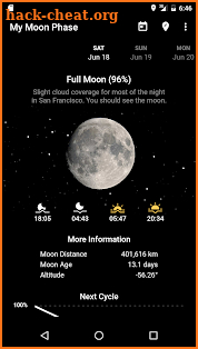 My Moon Phase Pro - Moon, Golden Hour & Blue Hour! screenshot