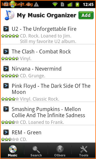 My Music Organizer Pro screenshot