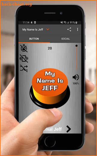 My Name Is Jeff Sound Button screenshot