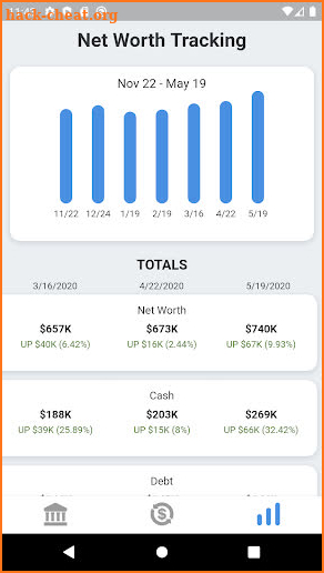 My Net Worth Tracker screenshot