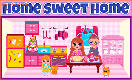 My Own Family Doll House Game screenshot