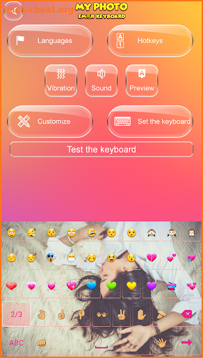 My Photo Emoji Keyboard screenshot