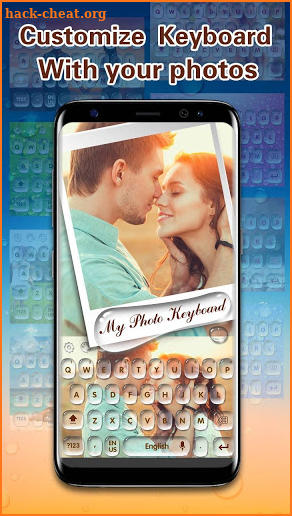 My Photo Keyboard - cuetomiz photo wallpaper screenshot