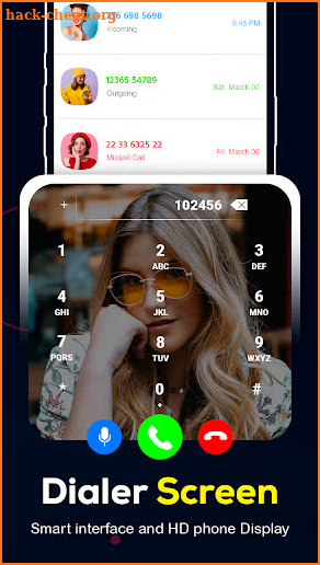 My photo phone dialer screenshot