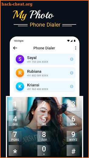 My Photo Phone Dialer screenshot