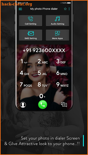 My Photo Phone Dialer: Caller screen screenshot