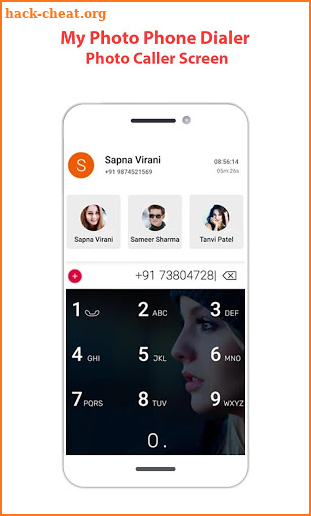 My Photo Phone Dialer : Photo Caller Screen screenshot