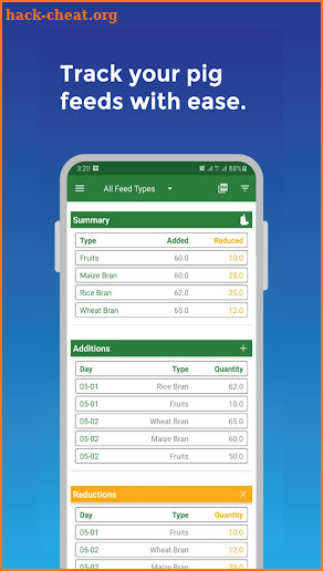 My Piggery Manager - Farm app screenshot