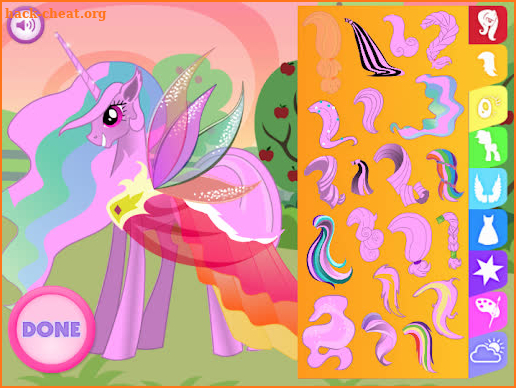 MY PONY DESIGNER - Dress up games for girls screenshot